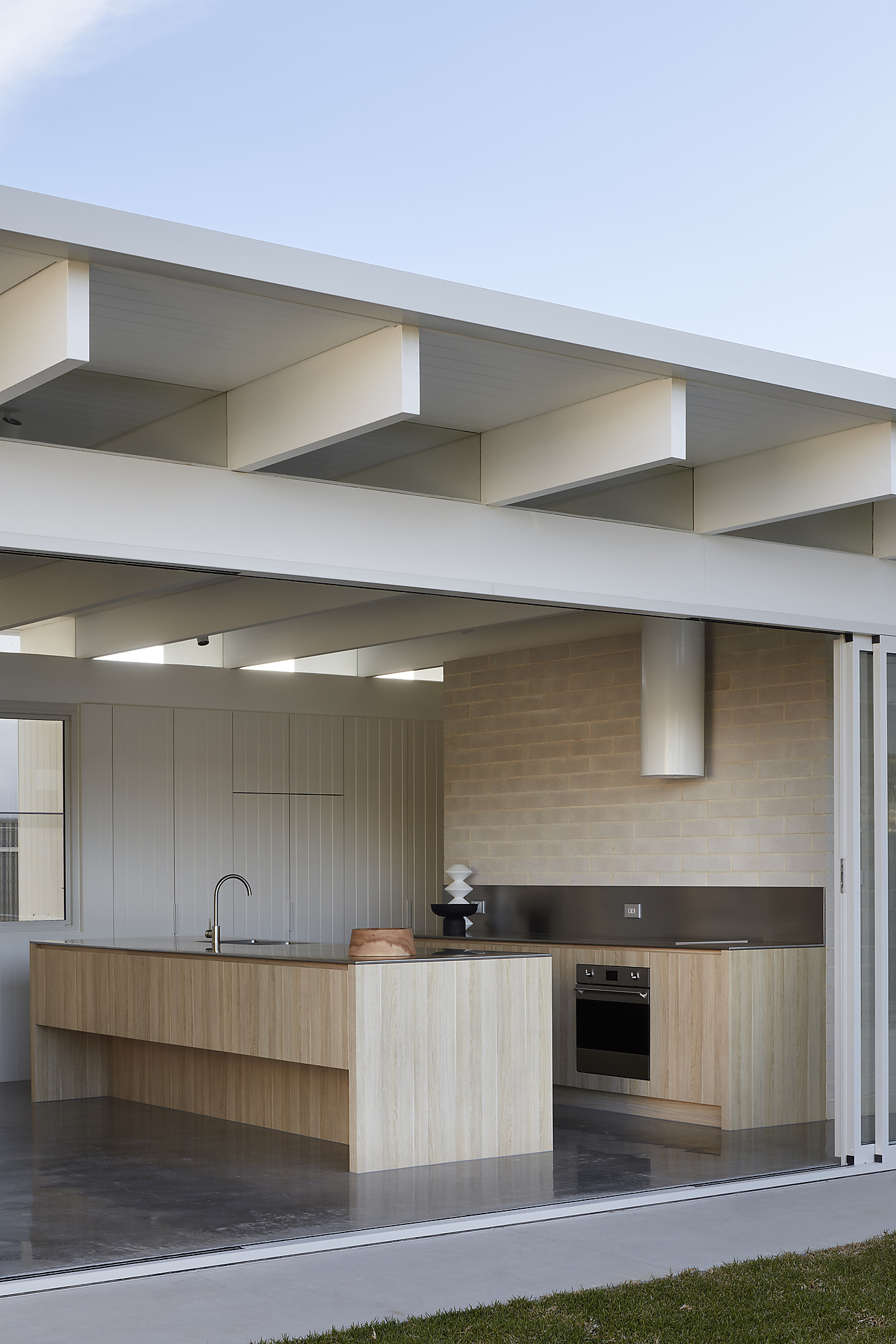 Interior photograph of House One by Sam Noonan